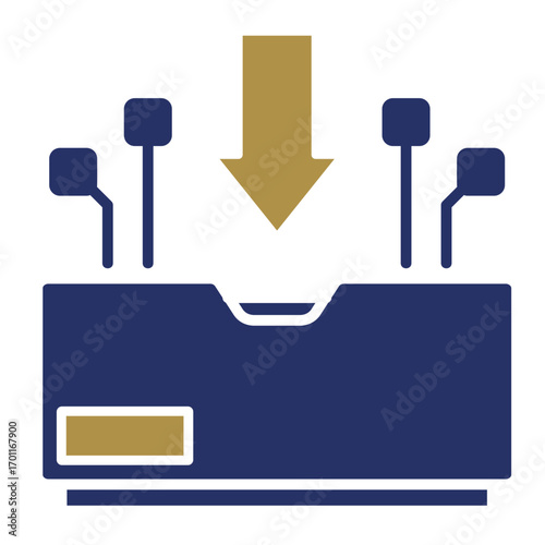 Inbox  Icon Element For Design	