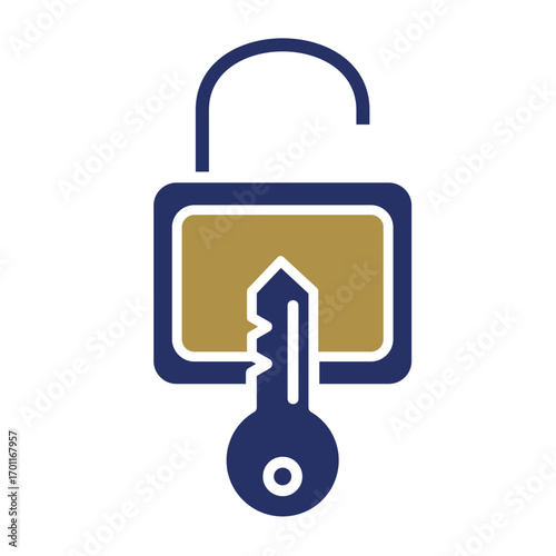Padlock  Icon Element For Design	