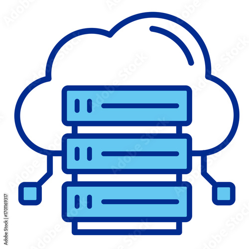 Cloud  Icon Element For Design	