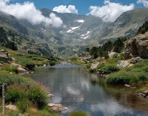 Mountain River Valley