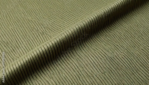 Wallpaper Mural Textured Olive Green Fabric with Subtle Sheen Torontodigital.ca