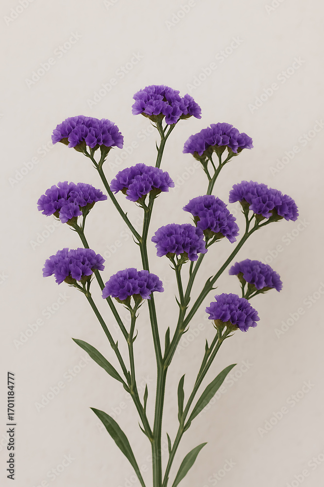 Fototapeta premium Statice Blossom high quality realistic image.