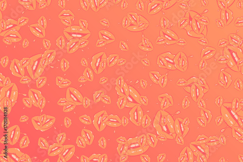 seamless leaf pattern background decorative design
