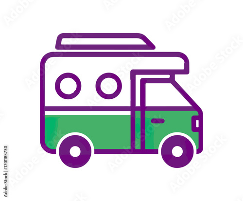Camper van illustration