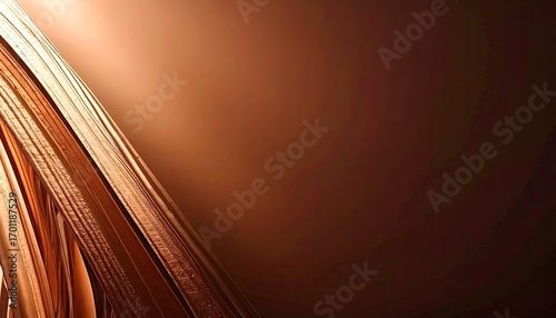 Abstract Brown Gradient Background with Radial Bloom