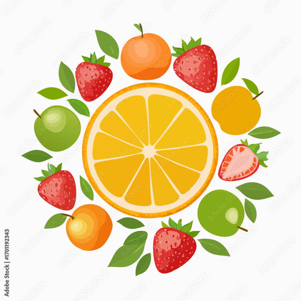 Naklejka premium Obst