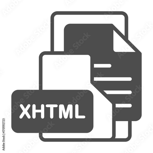 XHTML File Format Folder Icon