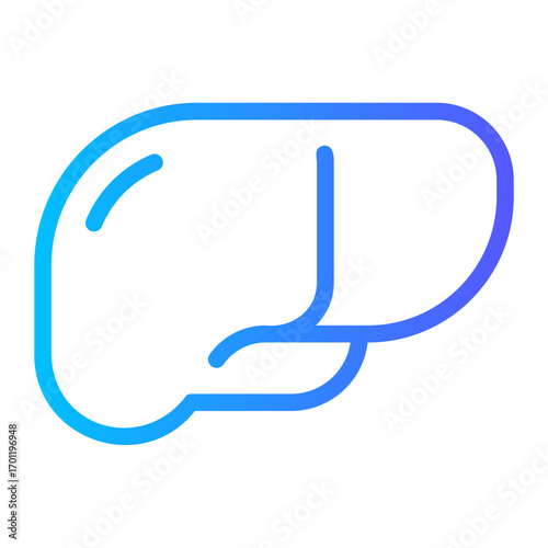 liver gradient icon