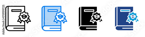 Mastery icon set multiple style collection