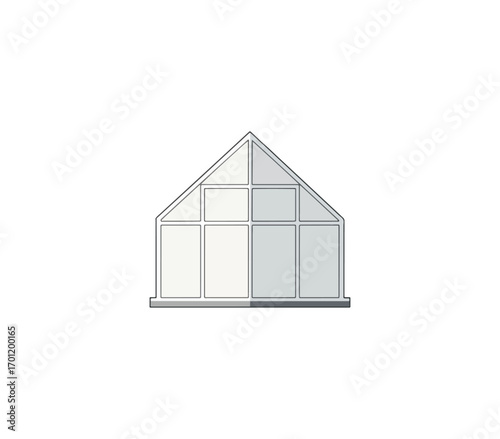 Modern gable roof window design
