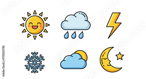 weather icons set.