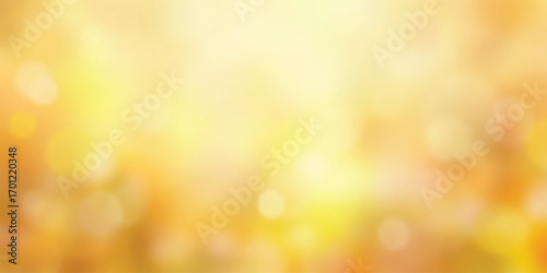 Vector autumn background, blur and bokeh effect