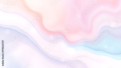 Wallpaper Mural Abstract Fluid Art A Soft, Gradient Blend of Pastel Hues for Backgrounds and Designs Torontodigital.ca