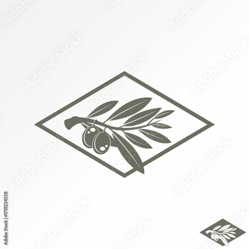 Logo design graphic concept creative premium vector stock image top sell word text Good coffee bean and leaves stalk to barista agriculture aromatic