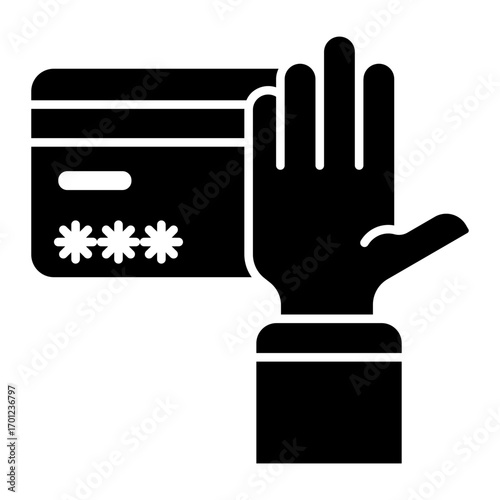 robbery Solid icon