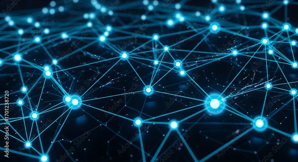 Fototapeta premium Network connection data technology digital communication internet abstract future web