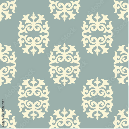 Seamless Pattern Background with Floral Theme