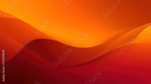 Smooth gradient background with warm autumn colors blending red and orange tones, abstract composition perfect for wallpapers, packaging design, branding, seasonal posters, and digital artworks.