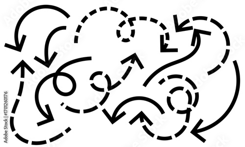 Hand drawn arrow mark icons vector. arrow vector.