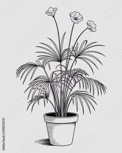 flower in a pot