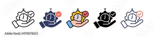 Lean Management multiple icon