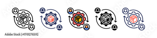 Data Insights multiple icon