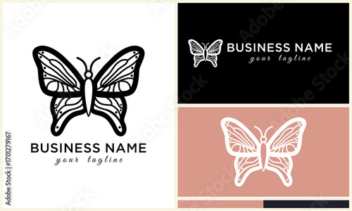 Butterfly Logo Design Variations. (2)
