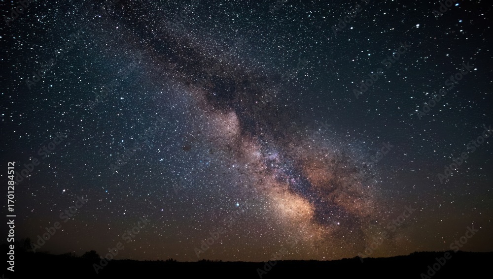 Fototapeta premium Milky Way at the End of the World