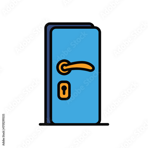 flat vector Unlock new opportunities, open doors