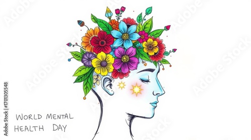 World Mental Health Day - A Flourishing Mind of Creativity and Well-being