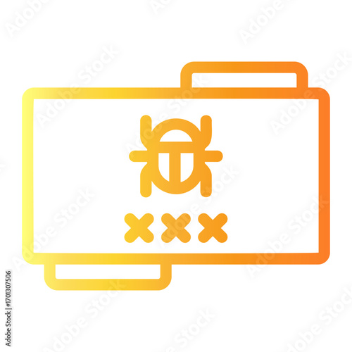 antivirus Line Gradient Icon