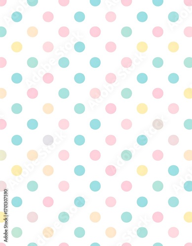 Pastel polka dots, seamless pattern, background, fabric design