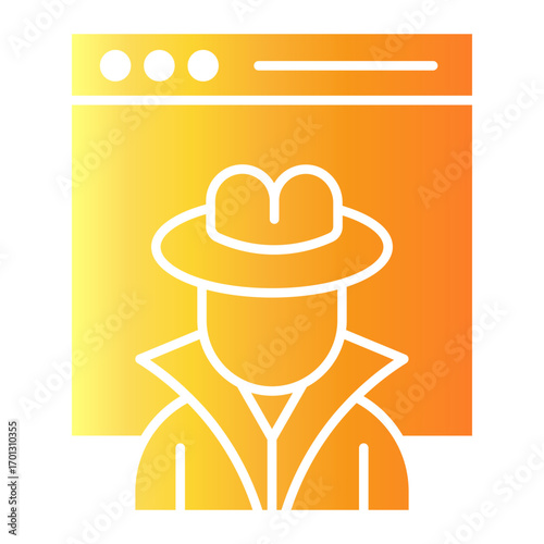 spyware Gradient icon