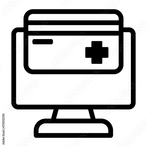 health insurance Line Icon