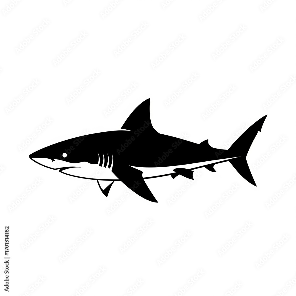 Obraz premium shark vector illustration