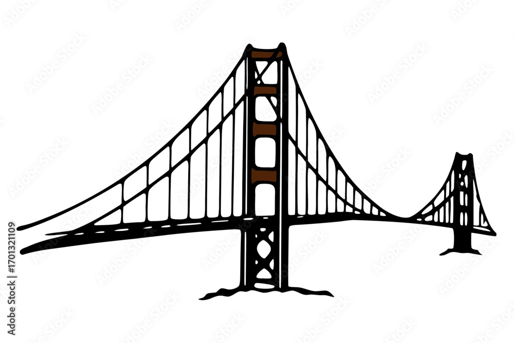 Fototapeta premium golden gate bridge in san francisco