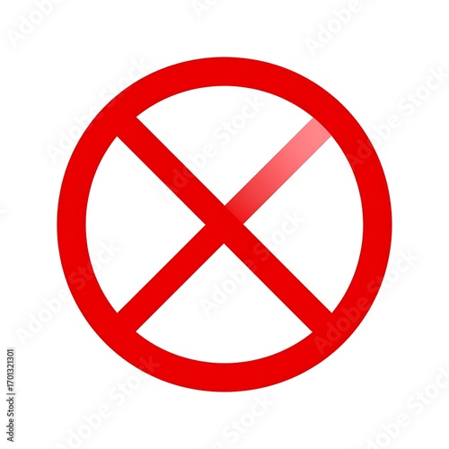 Red circle cross stop sign symbol Free Download Red circle cross stop sign symbol - GFXLoad