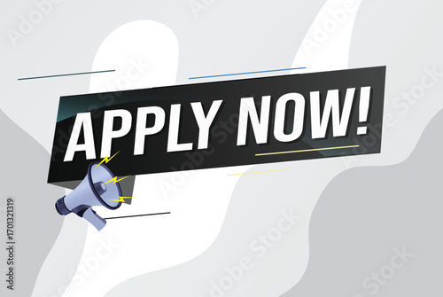Apply now Banner design template for marketing. Last chance promotion or retail. background banner modern graphic design for store shop, online store, website, landing page
