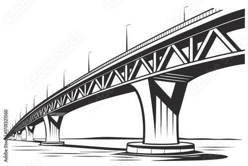 bridge in the fog