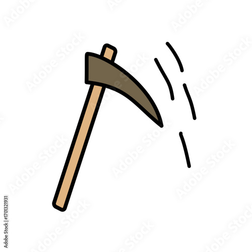 Farming Tool Simple Illustration