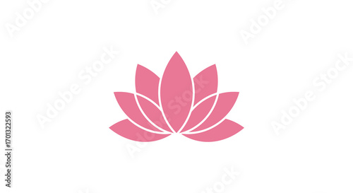 a delicate pink lotus flower blooming gracefully