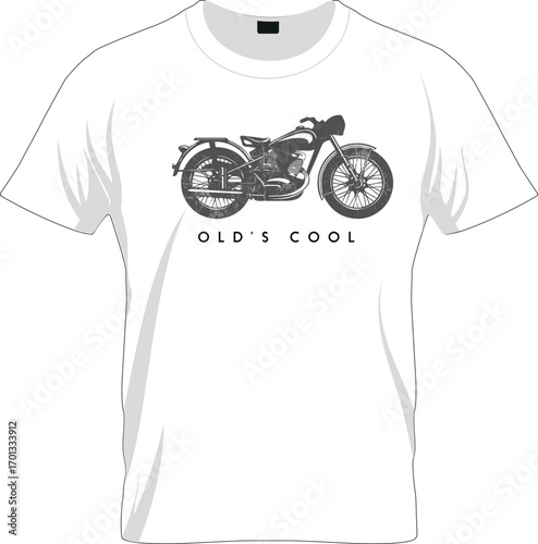 Old's Cool T shirt Vector Design