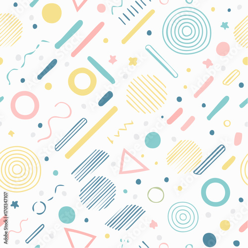 Seamless pattern ivorycolored background outer space concept
2