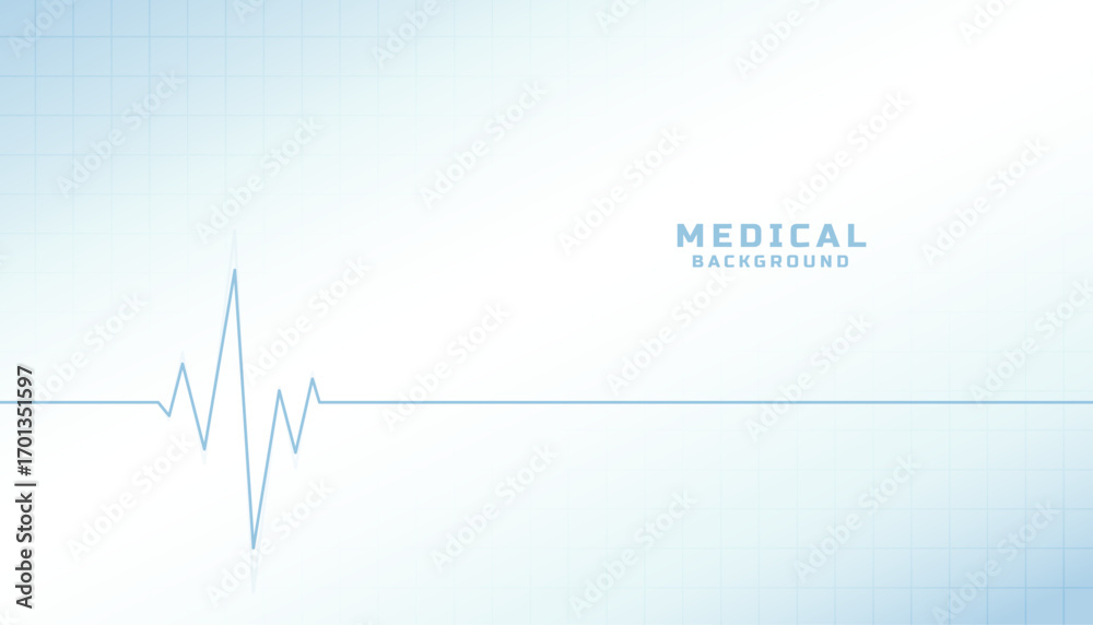 Fototapeta premium abstract ecg cardio heartbeat medic background
