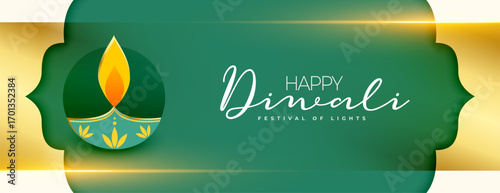 papercut happy diwali festive wallpaper with artistic diya
