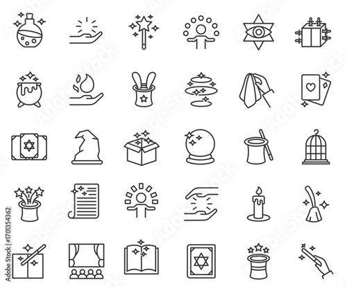 bundle of magic sorcery set icons