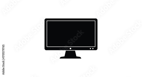a sleek modern computer monitor with minimalist design