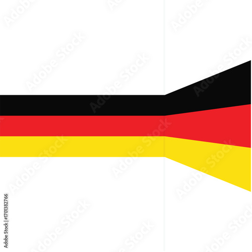 Colorful stripes with 3 d dimensional effect isolated on white for your business background