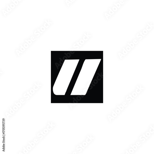 U Letter Logo Design with Background and Creative company logo. Modern Lettering Fashion Design. Vector illustration