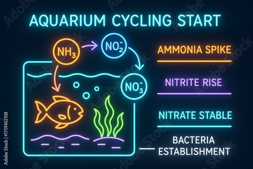 Neon Aquarium Nitrogen Cycle and Water Chemistry for Fish Tank Setup